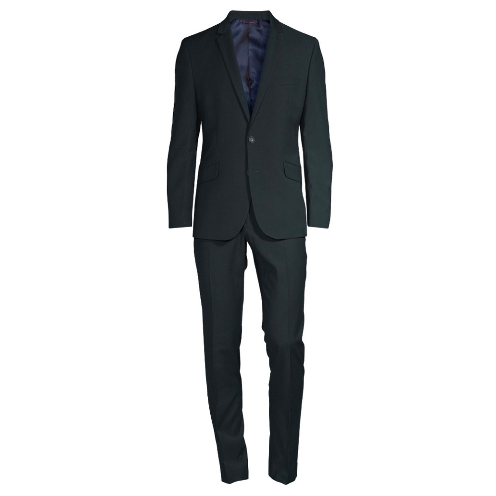 Billy London Black Slim Fit Men's Suit